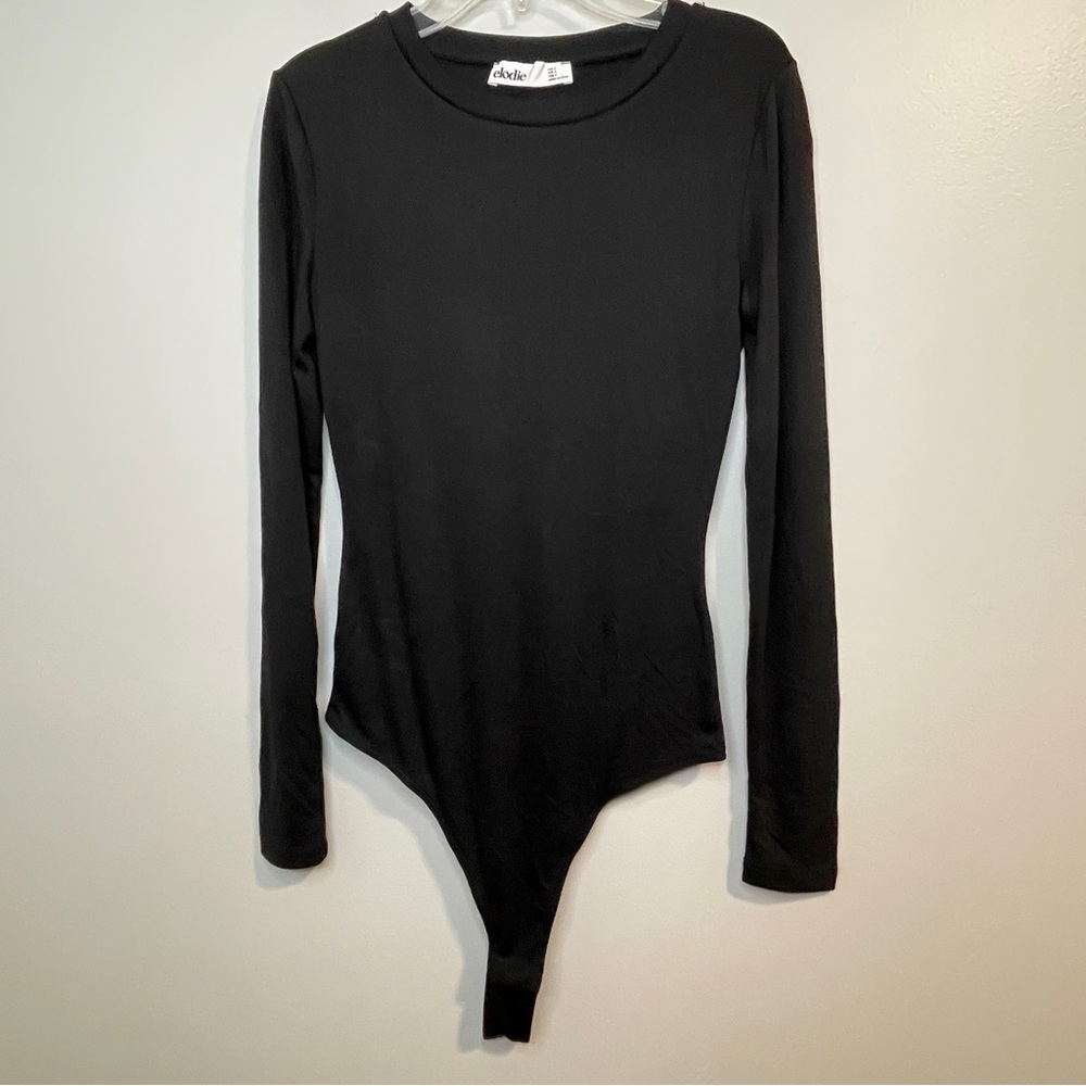 Elodie Ribbed Bodysuit in Black Small NWOT - Picture 2 of 7